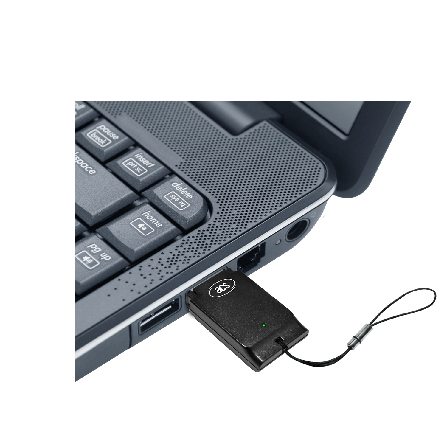 Leitor de cartão inteligente de contato ACS ISO 7816 USB EMV ACR39T-A1