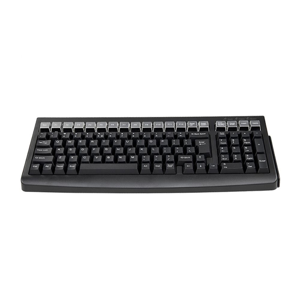 Teclado de membrana USB 101 teclas com MSR (faixas 1/2/3) HCC-KB101R