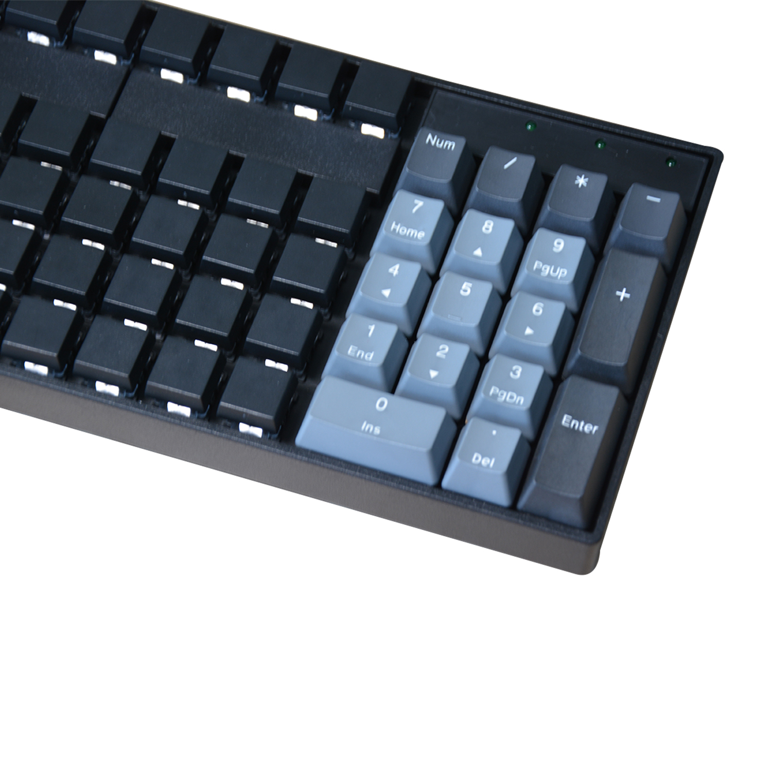 Teclado programável POS USB 105 teclas 3 cores KB105A