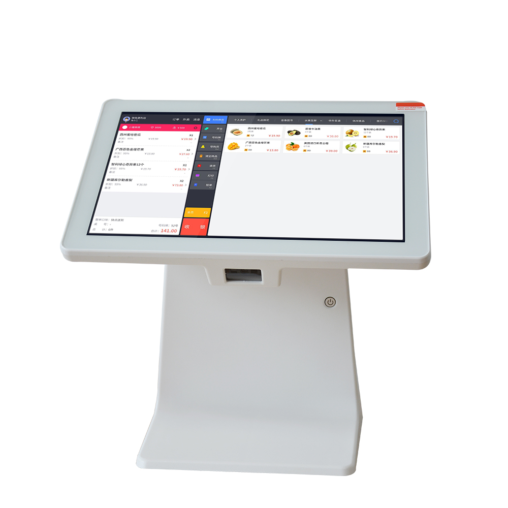 Desktop WiFi Android 7.1 Tablet Caixa registradora inteligente Suporte de terminal de pagamento eletrônico para varejista HCC-A1012-H