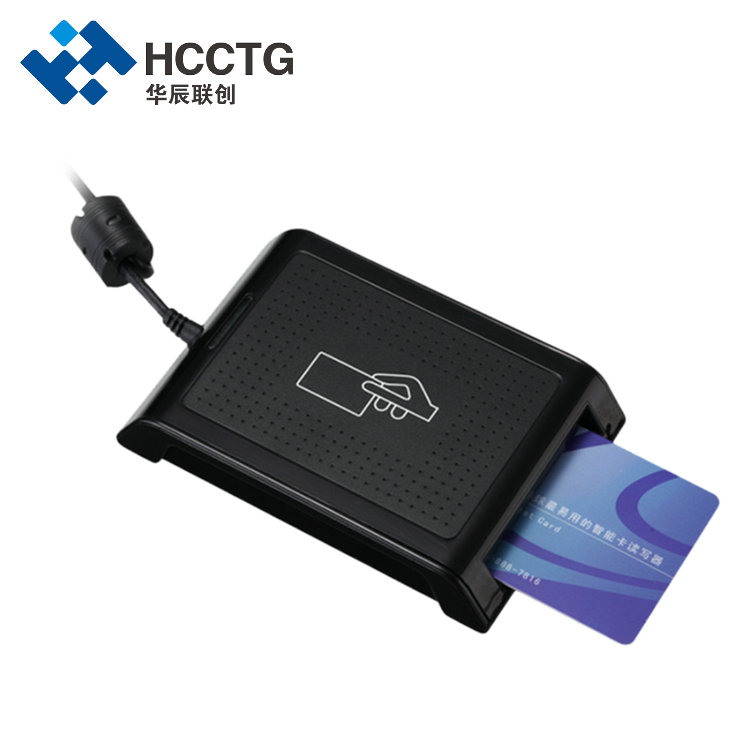 Leitor de cartão inteligente de interface dupla ISO 7816 e 14443 HD5