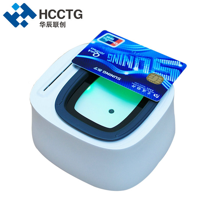 Leitor de cartão ISO7816 NFC IC 2D Varredor de código de barras Desktop HCC3300