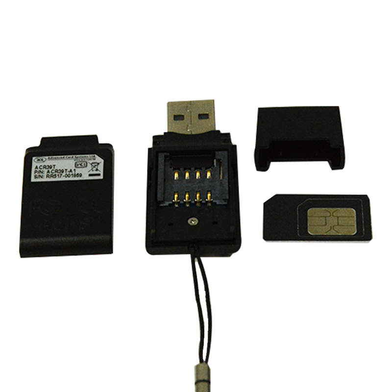 Leitor de cartão inteligente de contato ACS ISO 7816 USB EMV ACR39T-A1