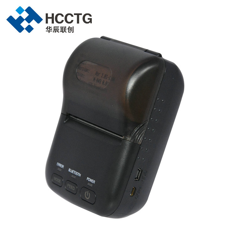 Impressora térmica móvel de recibos HCC 58mm USB Bluetooth HCC-T12BT