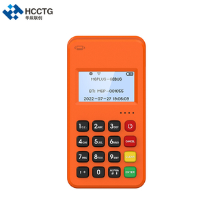 Terminal de pagamento móvel Android/IOS PCI NFC MPOS M6 PLUS