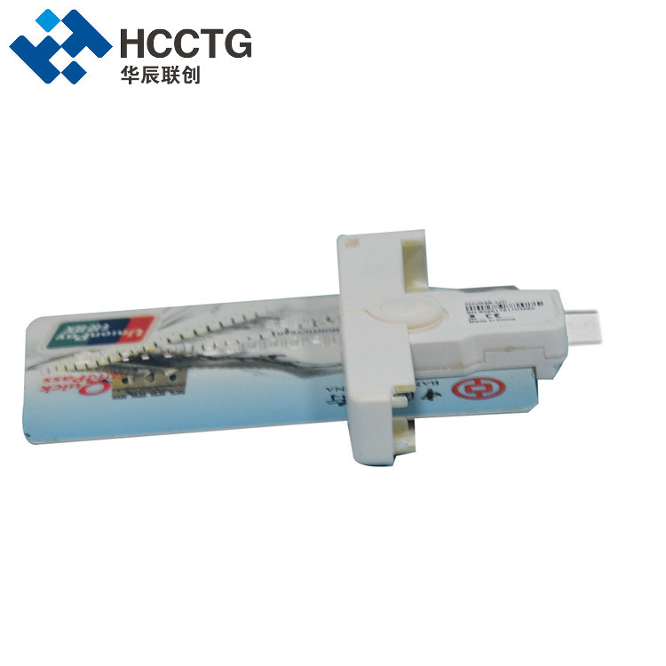 HCC ISO/IEC 7816 EMV Leitor de cartão inteligente de contato de bolso DCR38-UM