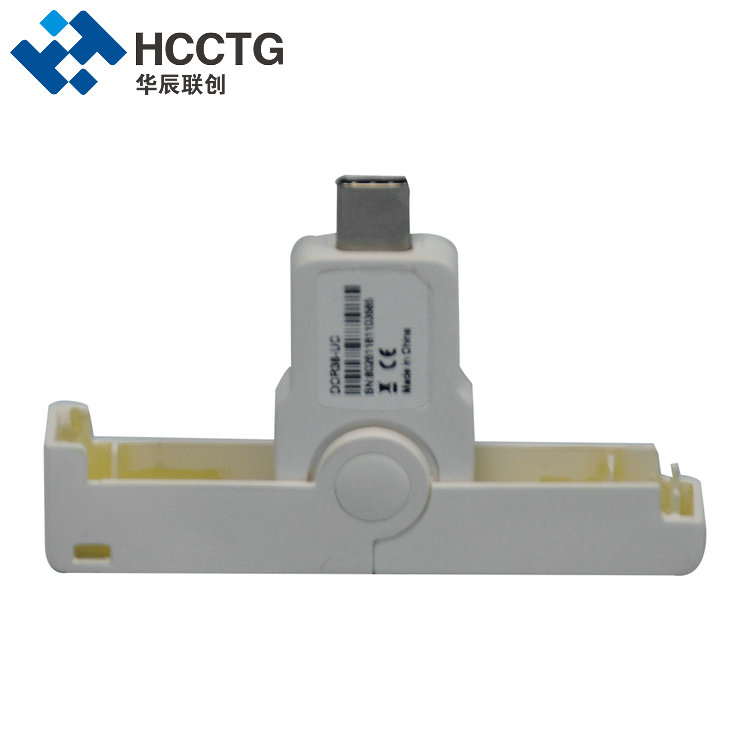 Melhor leitor de cartão inteligente de contato EMV PocketMate USB tipo C DCR38-UC