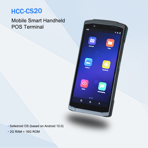 HCCTG Terminal POS inteligente EMV L1 e L2 Android 10.0 com leitor de código de barras HCC-CS20