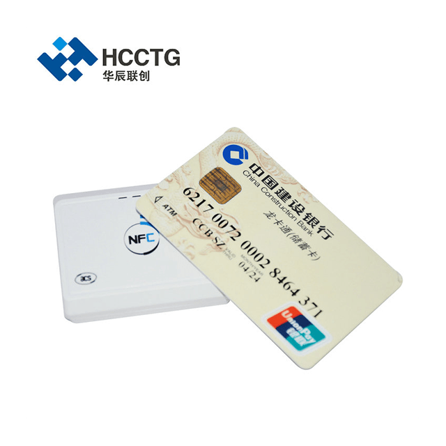 HCCTG 13,56 MHz MIFARE NFC Tags Leitor de cartão inteligente Bluetooth MPOS ACR1311U-N2