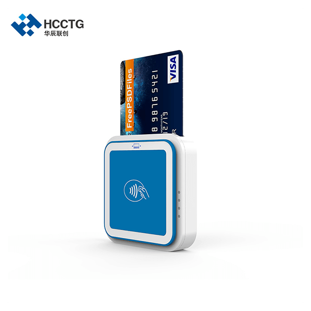 HCCTG PCI EMV Bluetooth 3 em 1 leitor de cartão de crédito NFC móvel inteligente MPOS I9