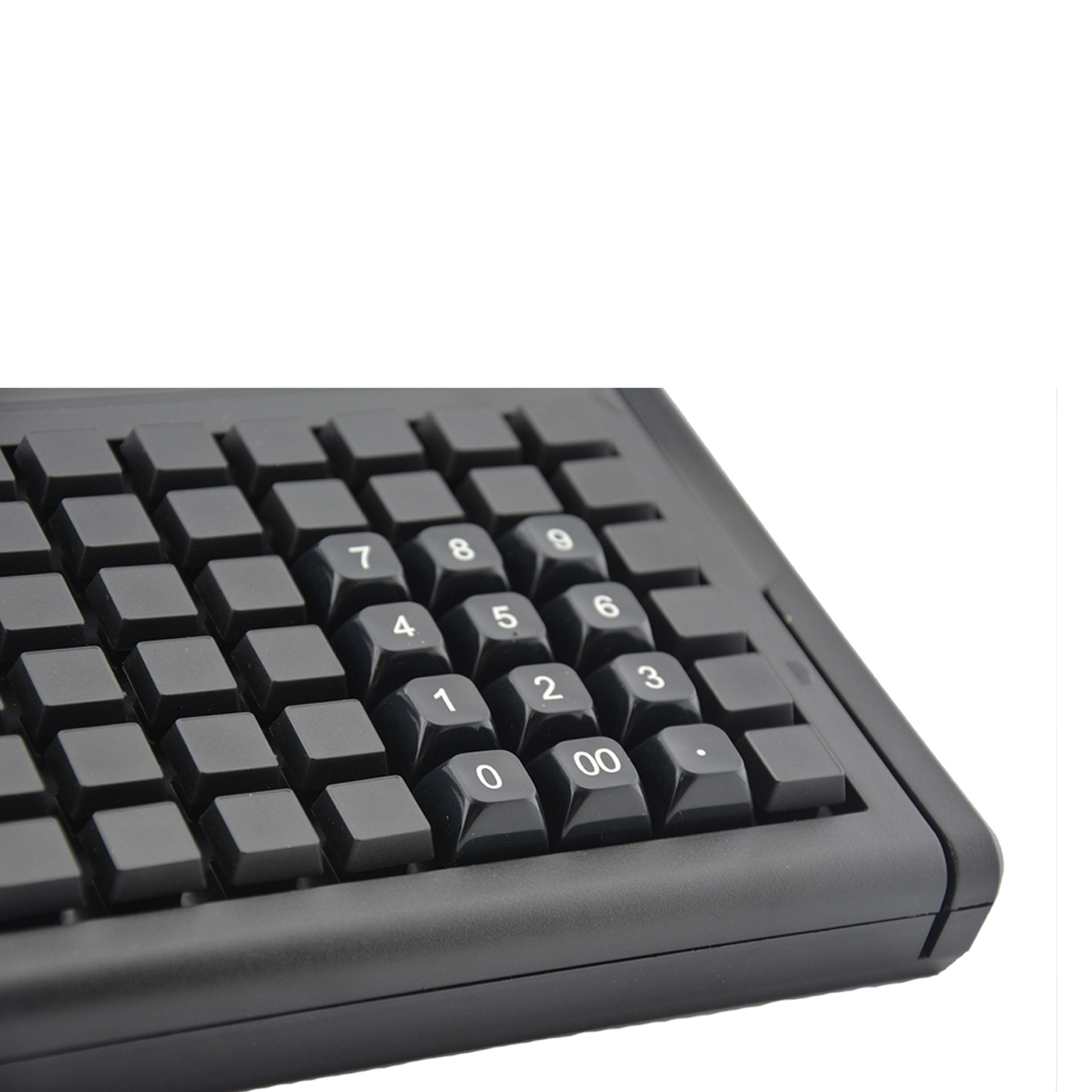 Teclado pos de programação usb ps/2 de 78 teclas com leitor de cartão de tarja magnética KB78M-S