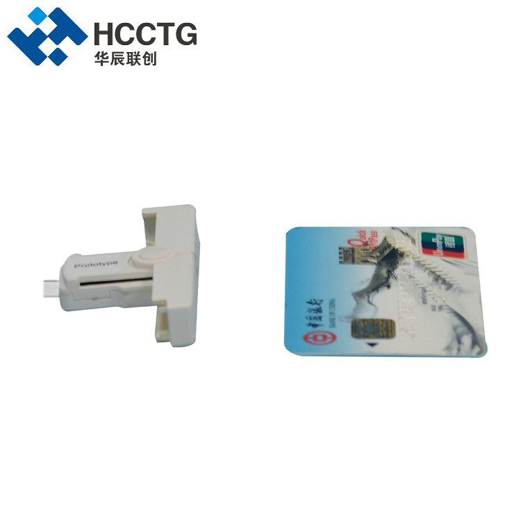 HCC ISO/IEC 7816 EMV Leitor de cartão inteligente de contato de bolso DCR38-UM