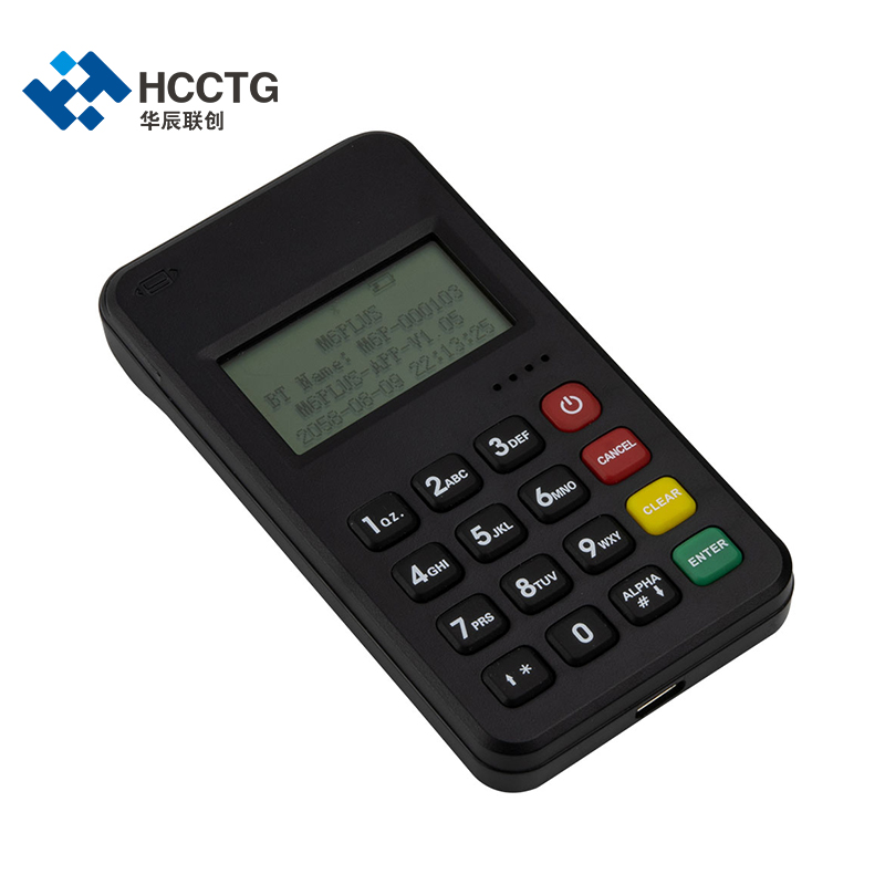 Terminal de pagamento Bluetooth WiFi EMV L1 e L2 MPOS M6 PLUS