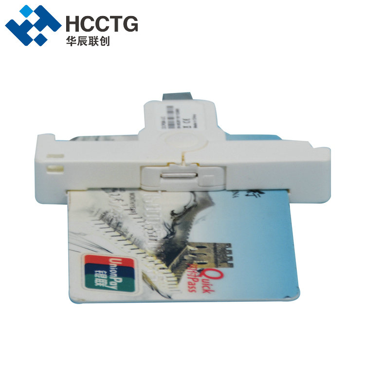 Melhor leitor de cartão inteligente de contato EMV PocketMate USB tipo C DCR38-UC
