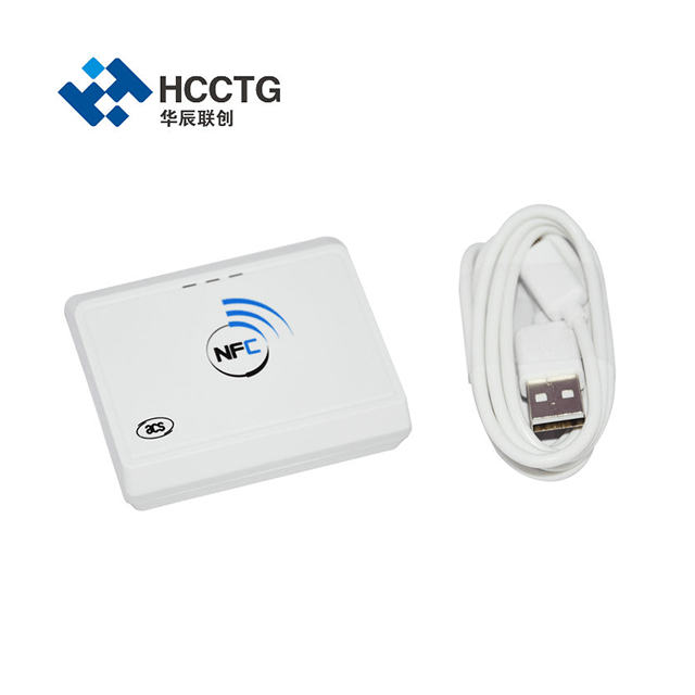 HCCTG 13,56 MHz MIFARE NFC Tags Leitor de cartão inteligente Bluetooth MPOS ACR1311U-N2