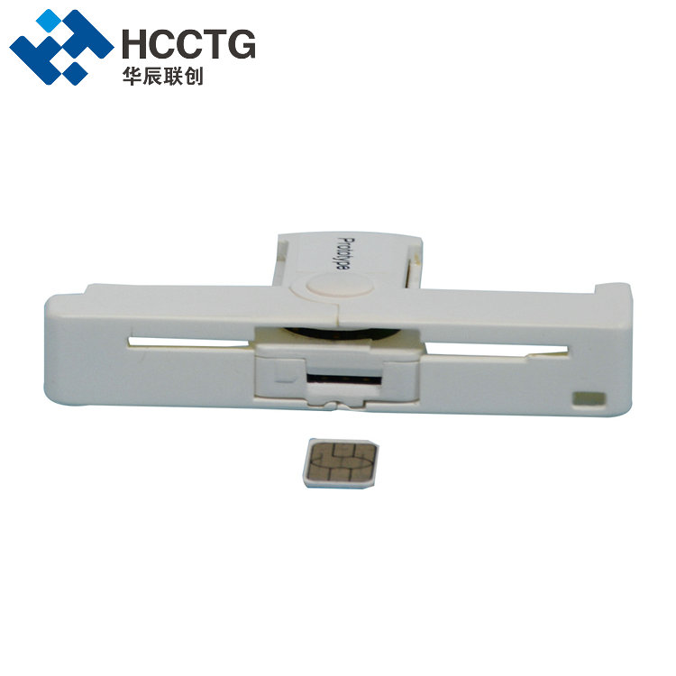Melhor leitor de cartão inteligente de contato EMV PocketMate USB tipo C DCR38-UC