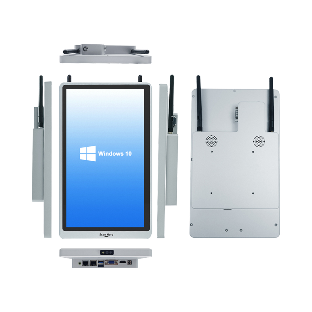 Windows 10 Barcod Fast Scanner Terminal Industrial fixo Fixo 10 polegadas Scanner de preço verificador de preço ER240W
