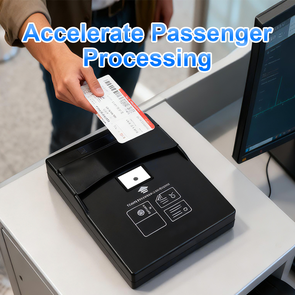 Leitor de passaporte de alto desempenho: solução de verificação de identidade rápida, precisa e compatível