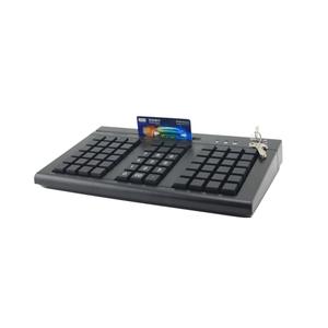 Interface USB PS/2 do teclado programável POS de 66 teclas com MSR KB66M 