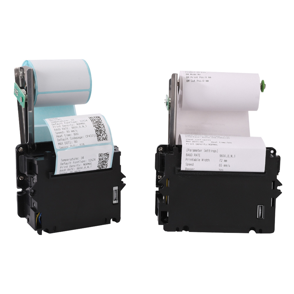 Dispositivo de impressão incorporado da impressora térmica do bilhete do quiosque de 80mm com cortador automático HCC-K37E