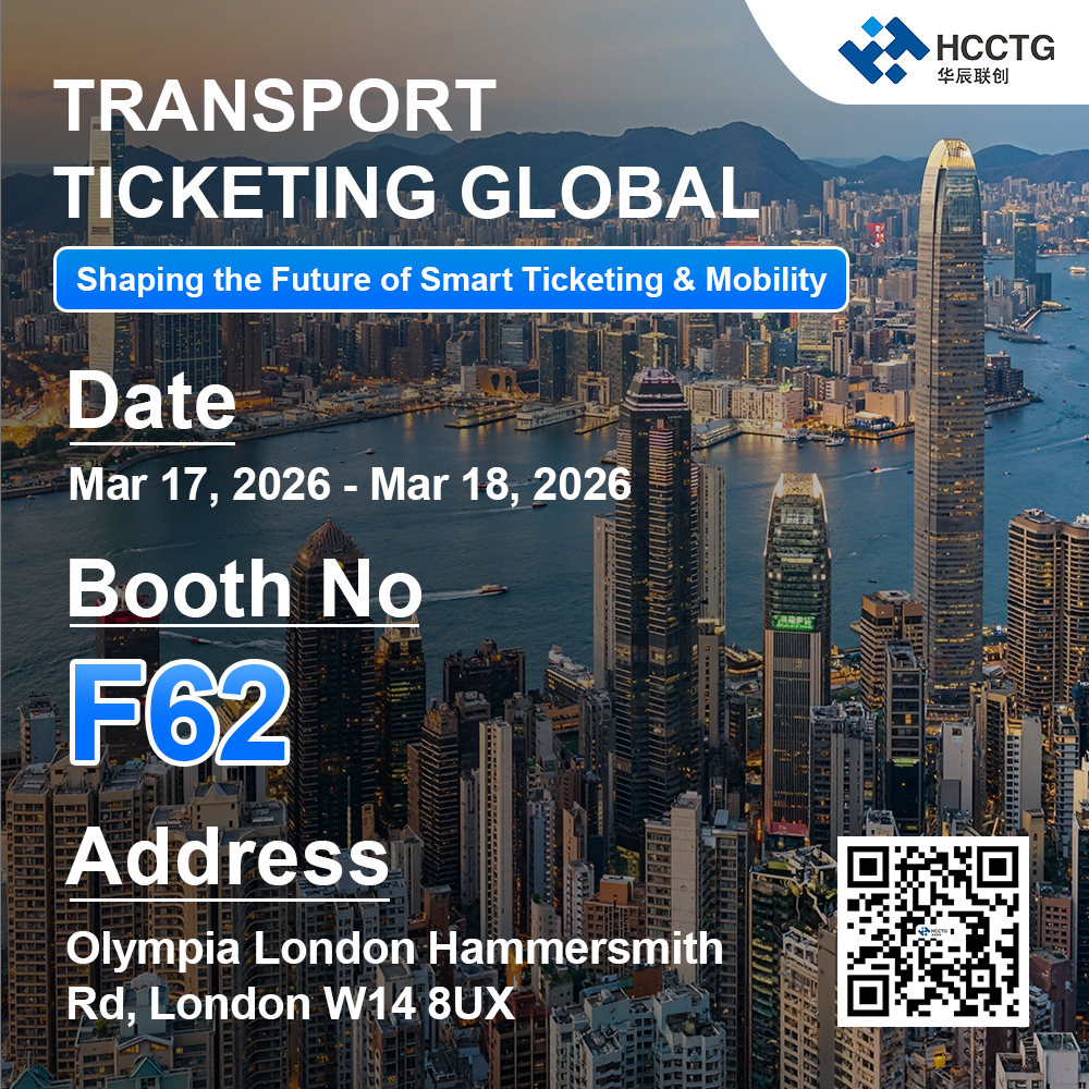 Conheça HCCTG na Transport Ticketing Global 2026, Londres