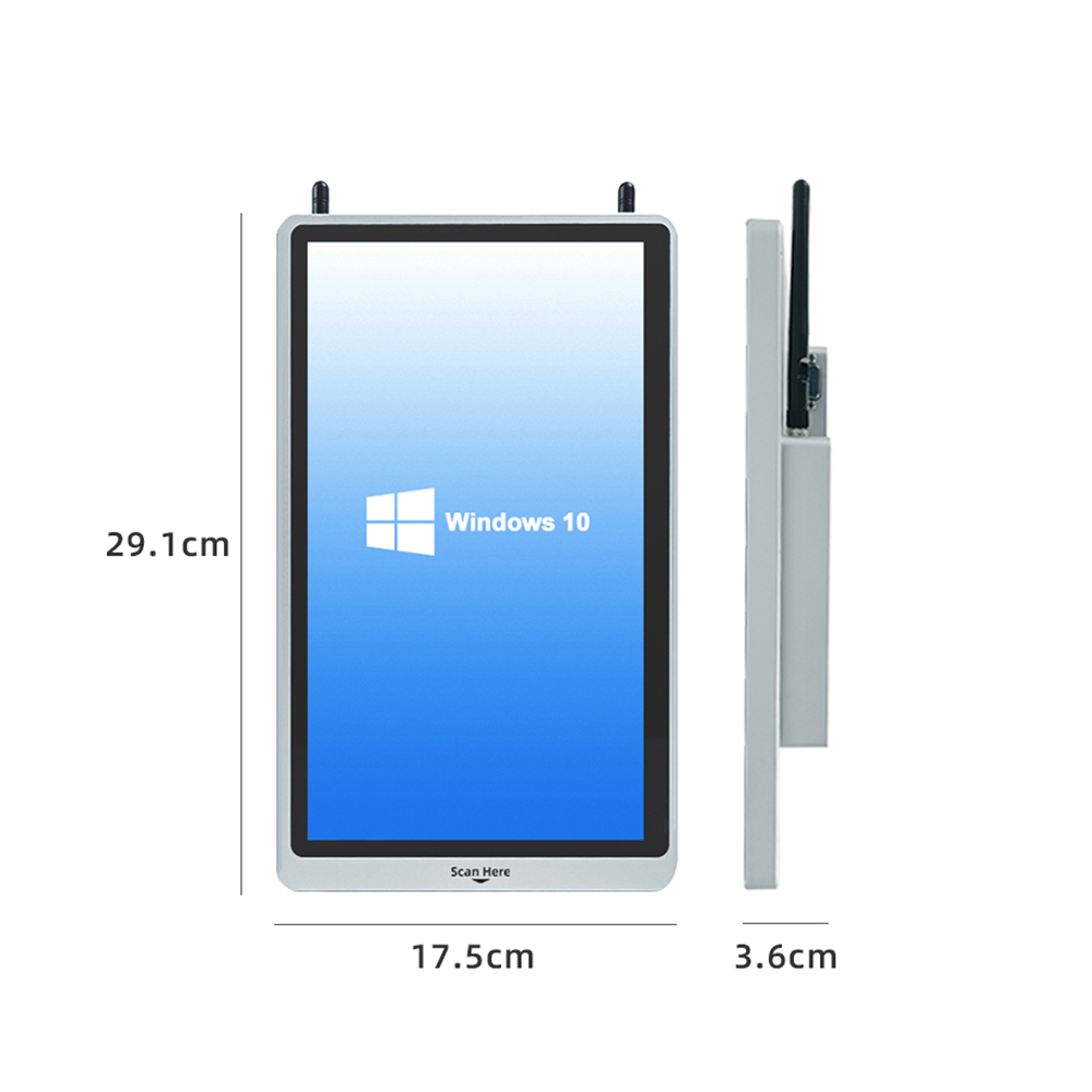 Windows 10 Barcod Fast Scanner Terminal Industrial fixo Fixo 10 polegadas Scanner de preço verificador de preço ER240W