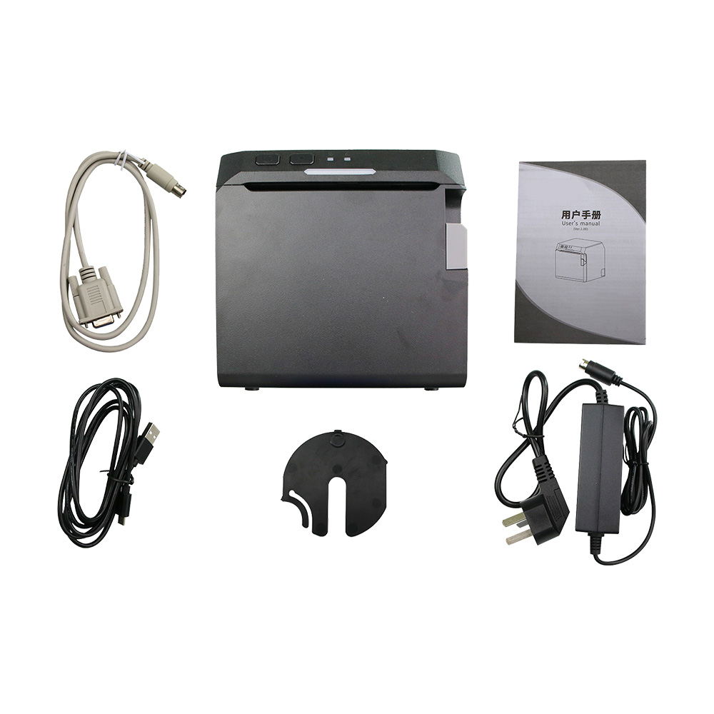 Impressora térmica sem fio de mesa de 3 polegadas com Bluetooth LAN WIFI USB HCC-POS896