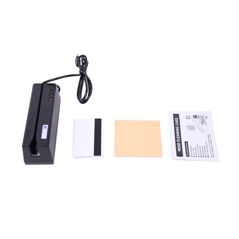 USB escondeu três faixas Magstripe Card Reader Writer HCC900S