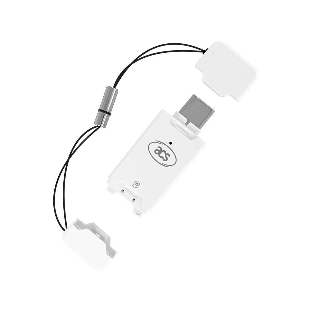 Leitor de cartão inteligente de contato USB portátil tamanho SIM ACR40T