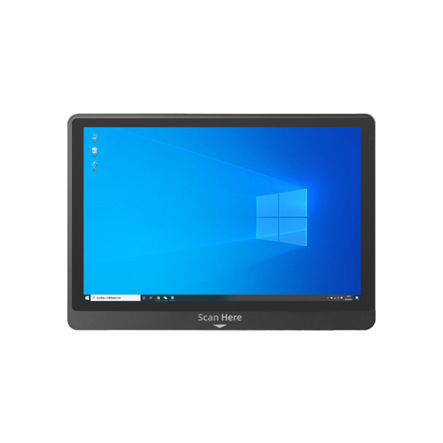 Terminal de leitor de código de barras Windows 1D / 2D de 10 polegadas com tela de toque LED Interface LAN + WiFi ER220W