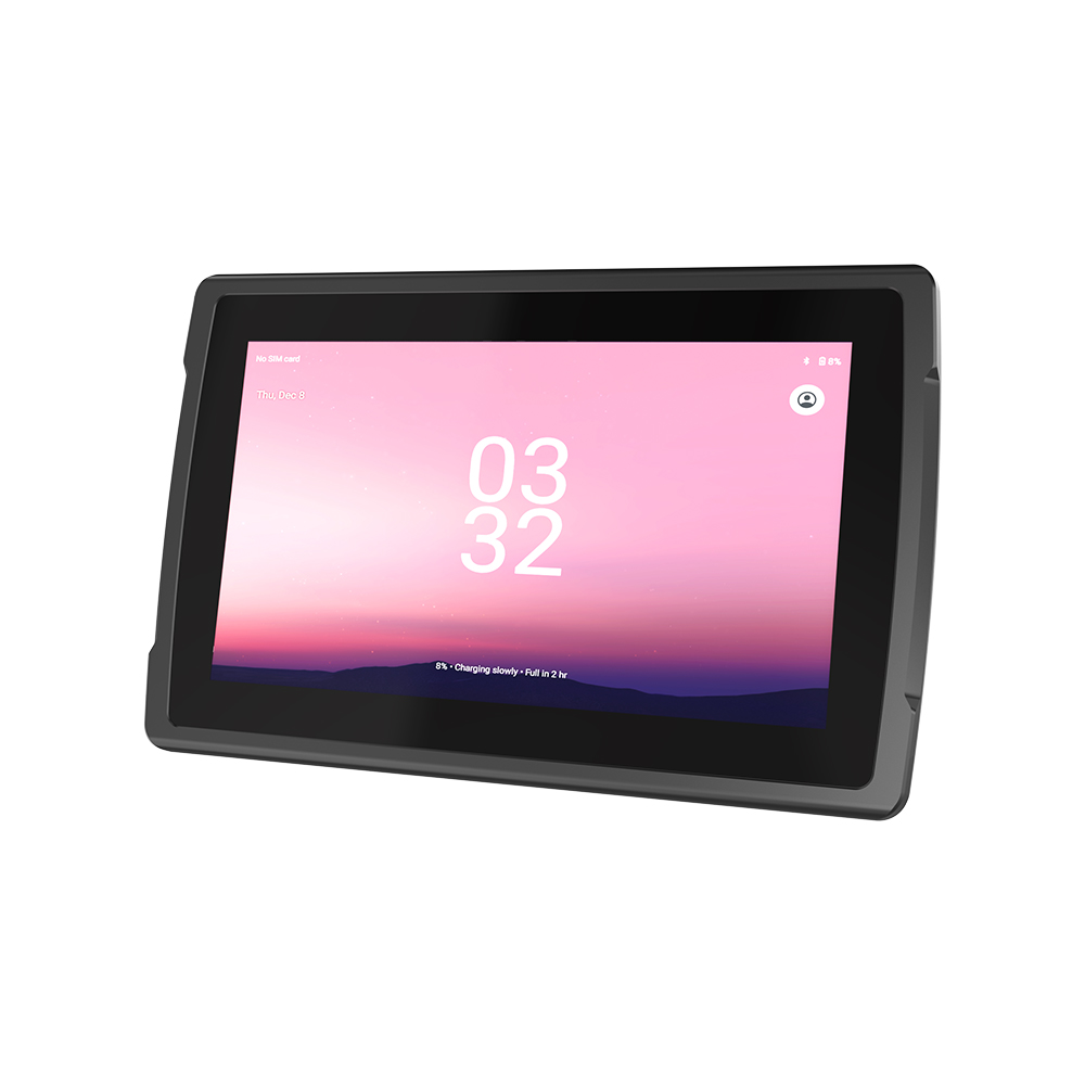 Tablet agrícola RK3568 de 10,1 polegadas montado em veículo Android PC móvel com interface Deutsch V12R