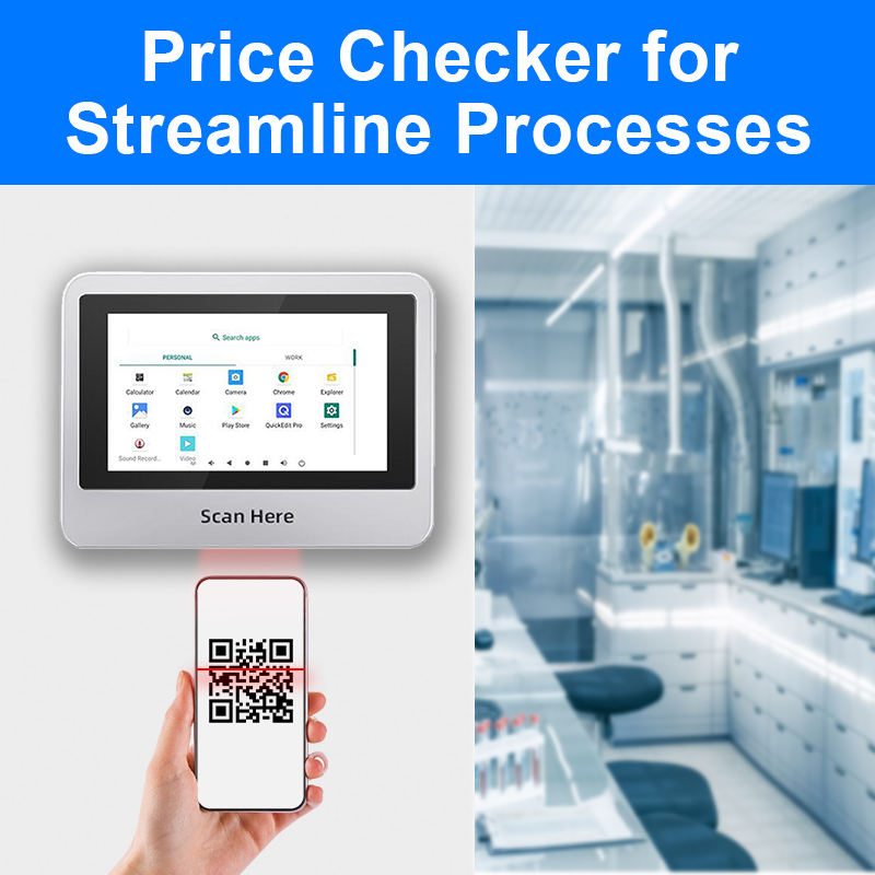 Versatilidade de verificadores de preços HCCTG para leitura QR