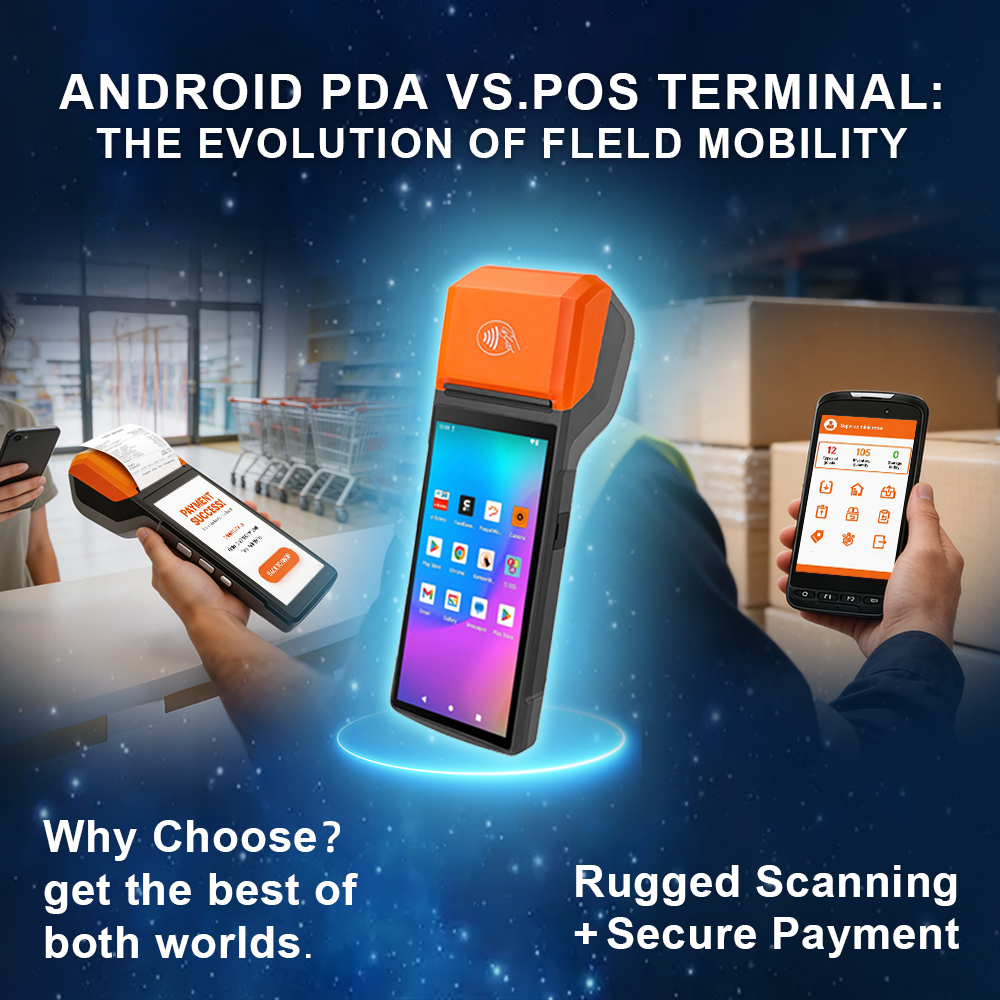 Android PDA vs Terminal POS: Escolhendo o melhor dispositivo portátil para varejo e logística