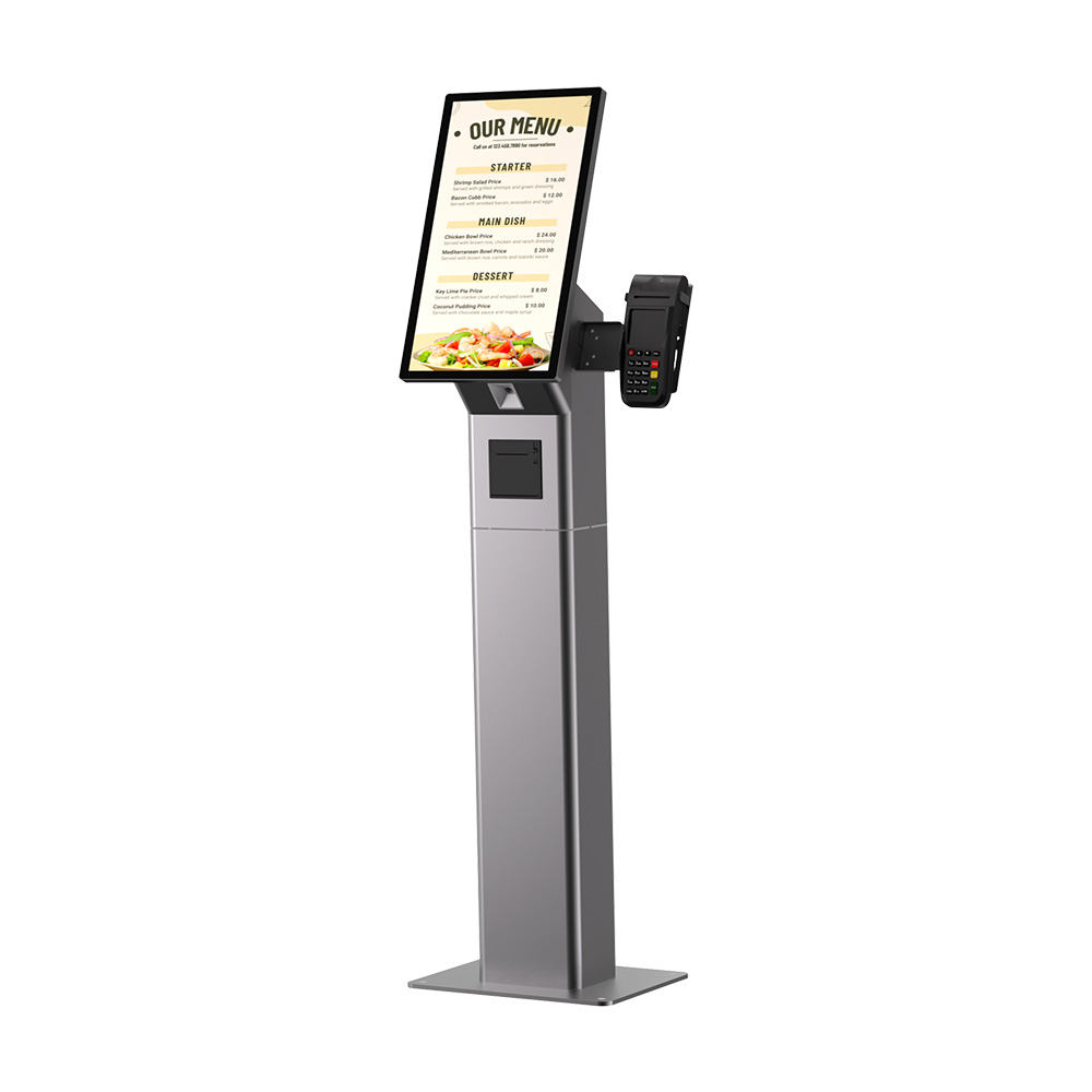 Máquina de quiosque de auto-checkout para pedido de LCD de toque de 21,5 polegadas para shopping HSK-KA21 (HSK-KW21)