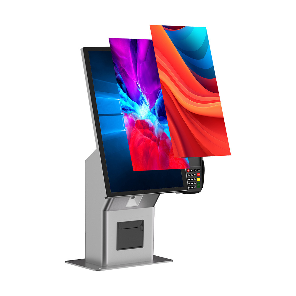Máquina de quiosque de auto-checkout para pedido de LCD de toque de 21,5 polegadas para shopping HSK-KA21 (HSK-KW21)