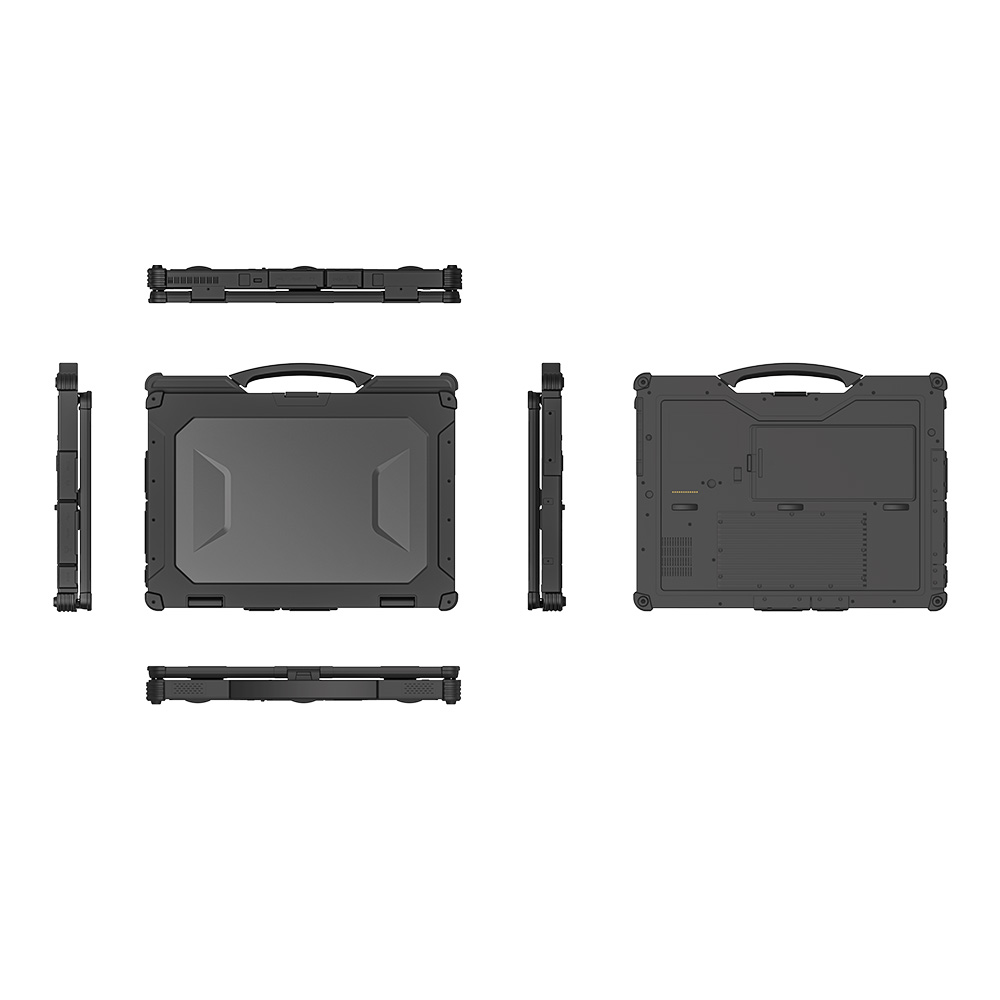 Computadores portáteis industriais robustos para tablet com LCD de 14 polegadas 32 GB + 256 GB Windows 11 OS X14M