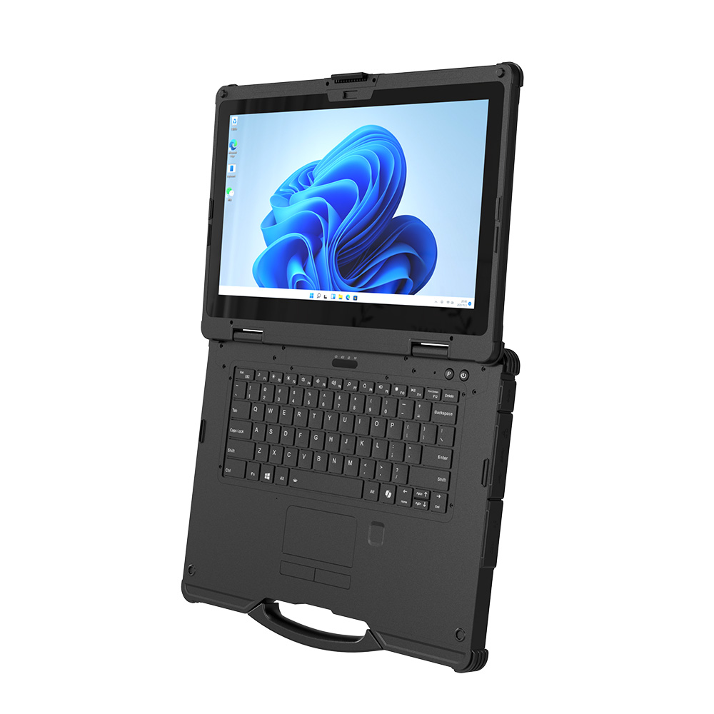 Computadores portáteis industriais robustos para tablet com LCD de 14 polegadas 32 GB + 256 GB Windows 11 OS X14M