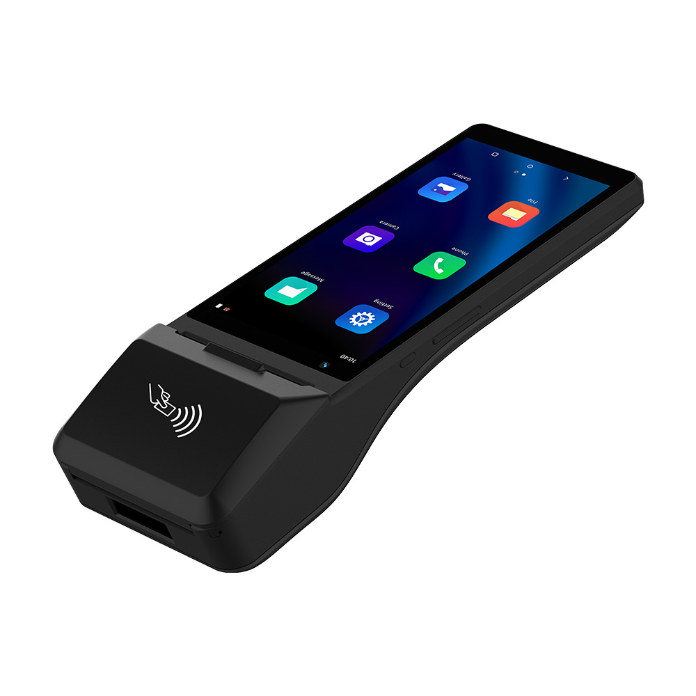 Android 14 terminal pos inteligente de 6,0 polegadas com display de cliente 128*36 Z300C