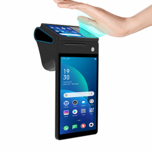 Terminal pos portátil de reconhecimento de veia de palma de alta segurança android 14 com impressora térmica 4g wifi bt5.0 z150p