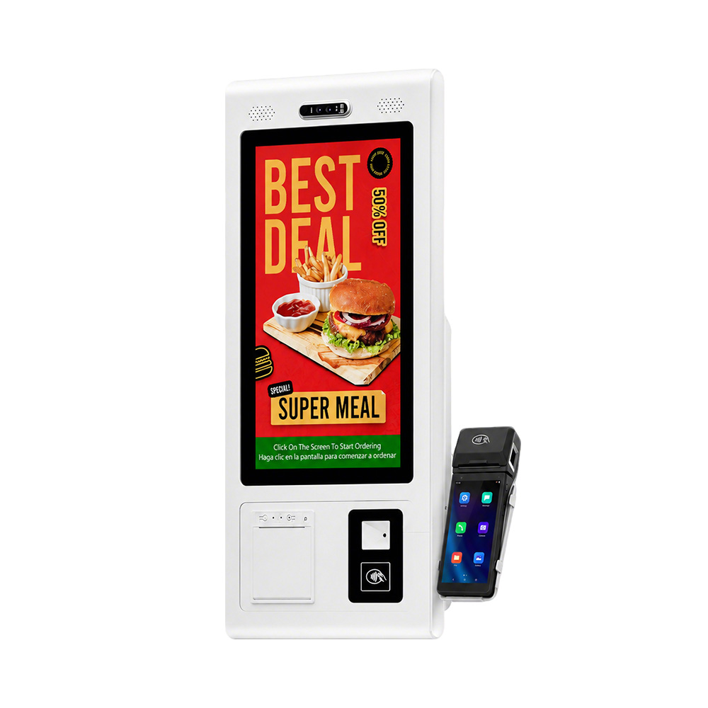 Terminal de supermercado Android / Windows OS Quiosque de auto-pedido de pagamento com tela de pagamento HSK-TA21 (HSK-TW21)