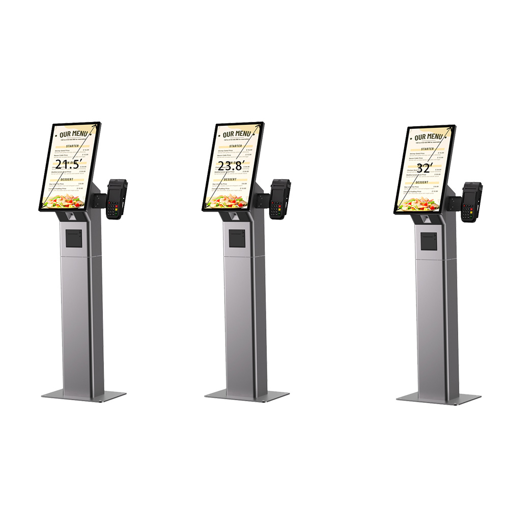 Máquina de quiosque de auto-checkout para pedido de LCD de toque de 21,5 polegadas para shopping HSK-KA21 (HSK-KW21)